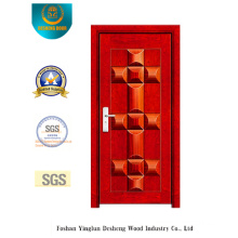 Security Door with Red Color for Exterior (b-3020)